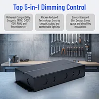 2026 BST OEM 5 in 1 Dimmable Single UL ETL Junction Box Power Supply Constant Voltage 240W 24V 100-277V Board Module Led Driver